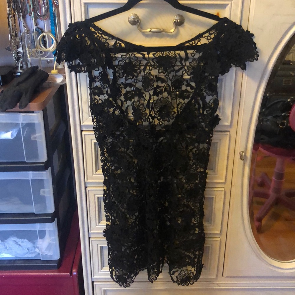 For love and lemons lace coverup